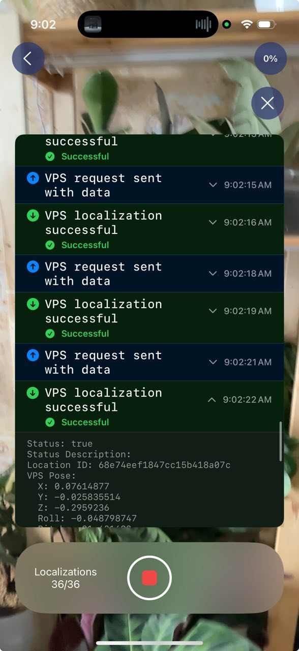 Opciones de visualización y visor de logs